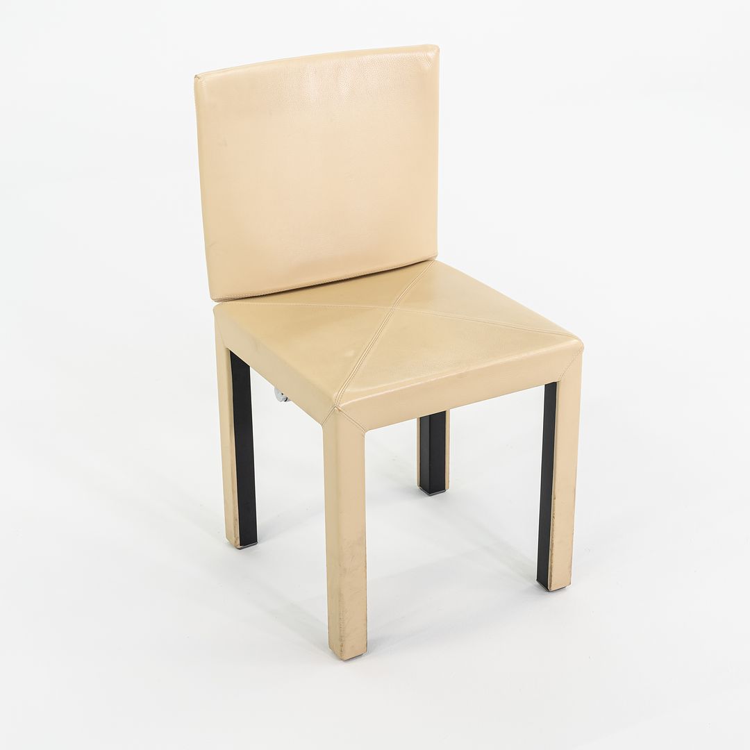 2005 Paolo Piva for B&B ltalia Arcadia Dining Side Chair in Tan Leather 12+ Available