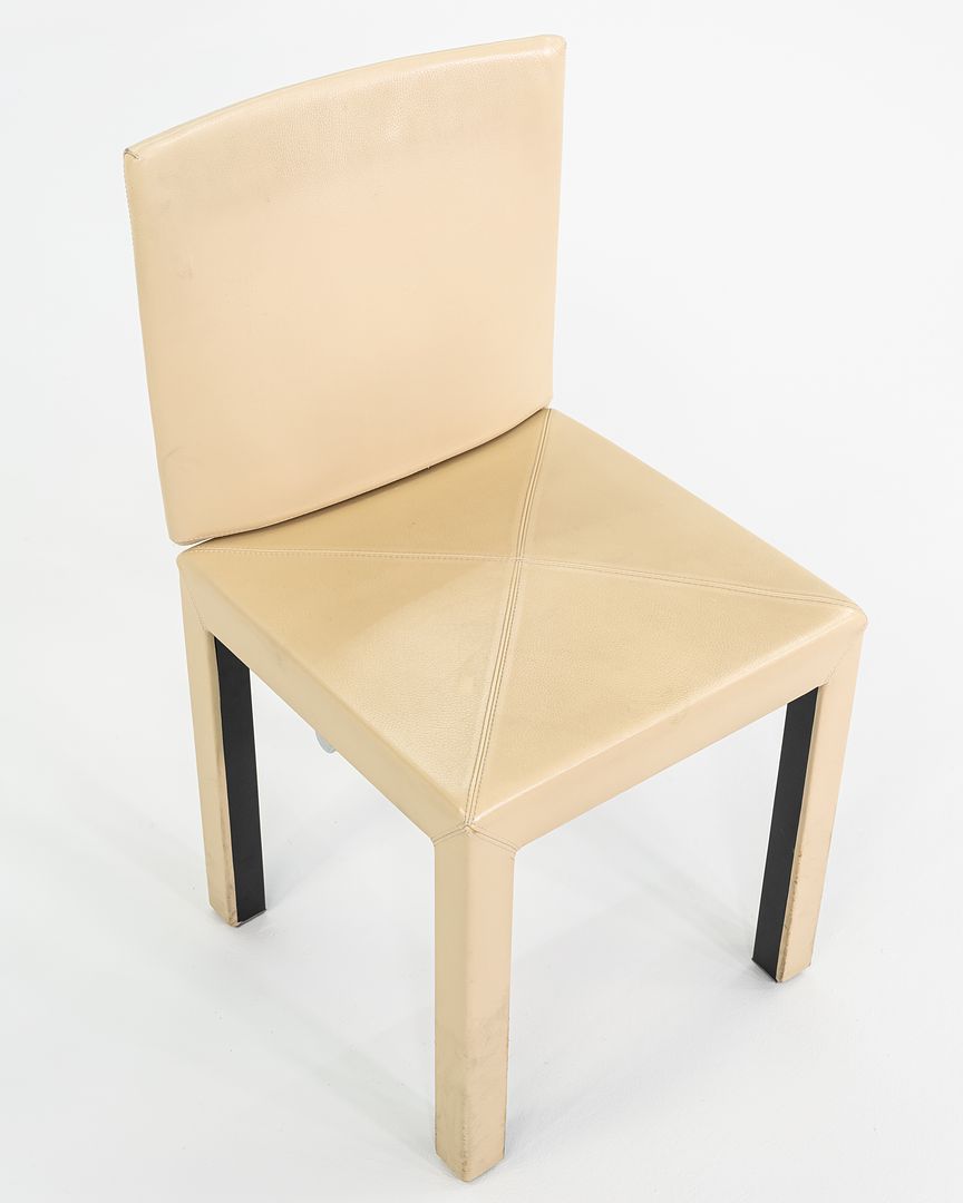 2005 Paolo Piva for B&B ltalia Arcadia Dining Side Chair in Tan Leather 12+ Available