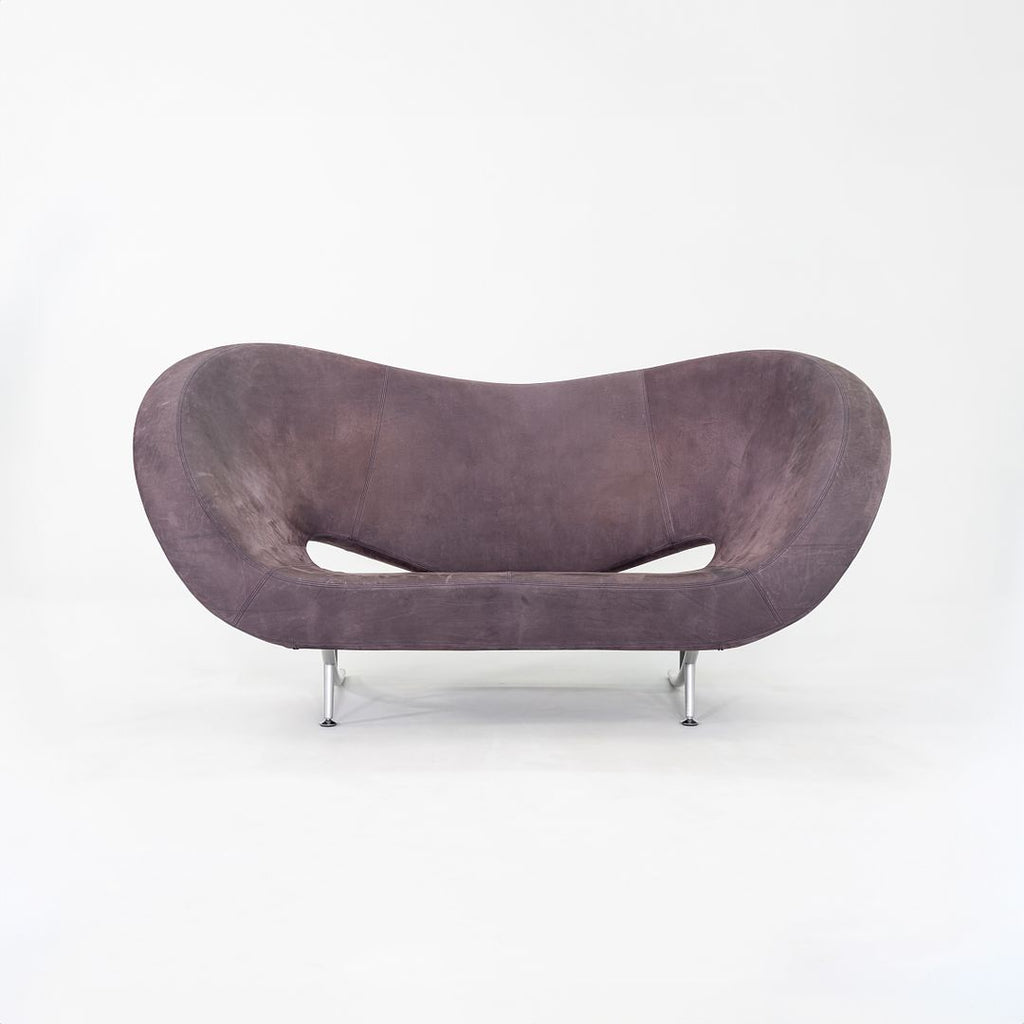 2004 Ron Arad for Moroso Victoria and Albert Sofa in Purple Leather 6x Available