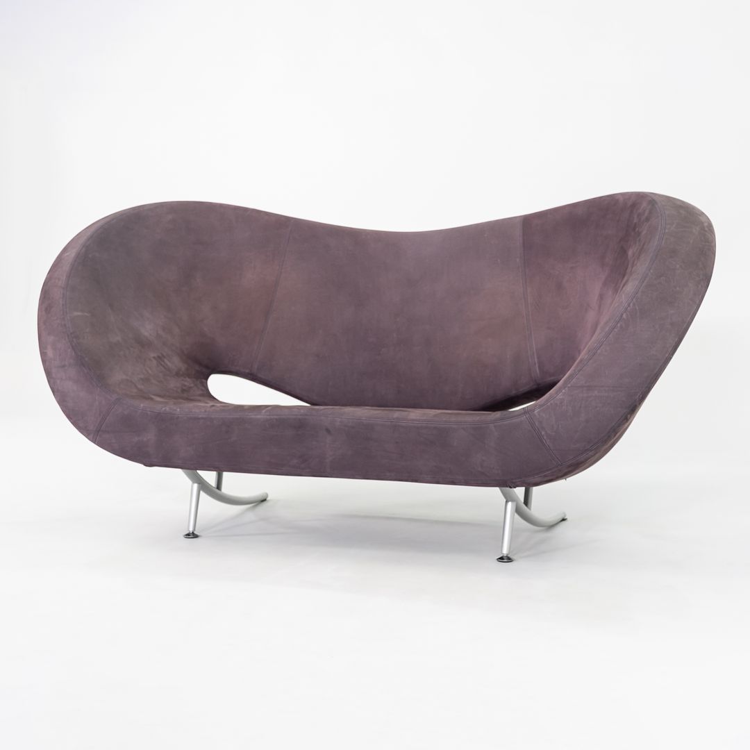 2004 Ron Arad for Moroso Victoria and Albert Sofa in Purple Leather 6x Available