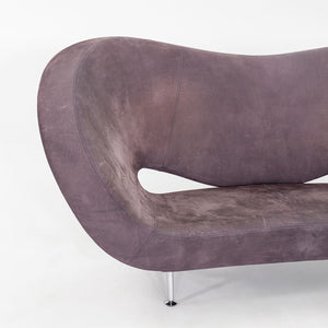 2004 Ron Arad for Moroso Victoria and Albert Sofa in Purple Leather 6x Available