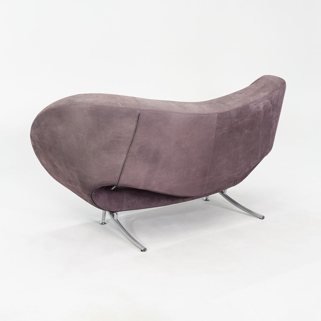 2004 Ron Arad for Moroso Victoria and Albert Sofa in Purple Leather 6x Available