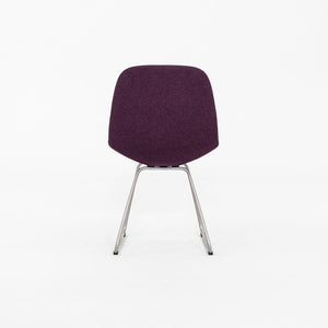 C. 2020 Set of 4 Erik Jorgensen EJ 2 Eyes Chair by Foersom + Hiort-Lorenzen in Purple