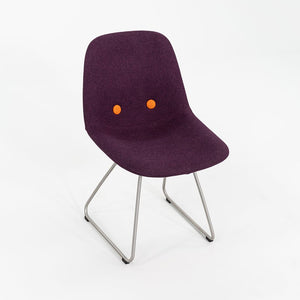 C. 2020 Set of 4 Erik Jorgensen EJ 2 Eyes Chair by Foersom + Hiort-Lorenzen in Purple