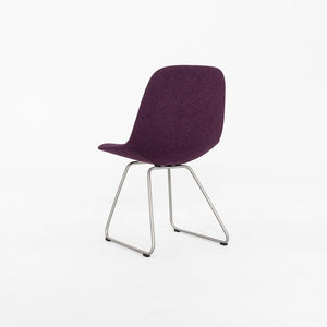 C. 2020 Set of 4 Erik Jorgensen EJ 2 Eyes Chair by Foersom + Hiort-Lorenzen in Purple