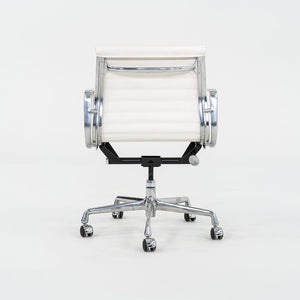 2022 Eames Aluminum Group Management Desk Chair in White Sequel Upholstery 10x Available