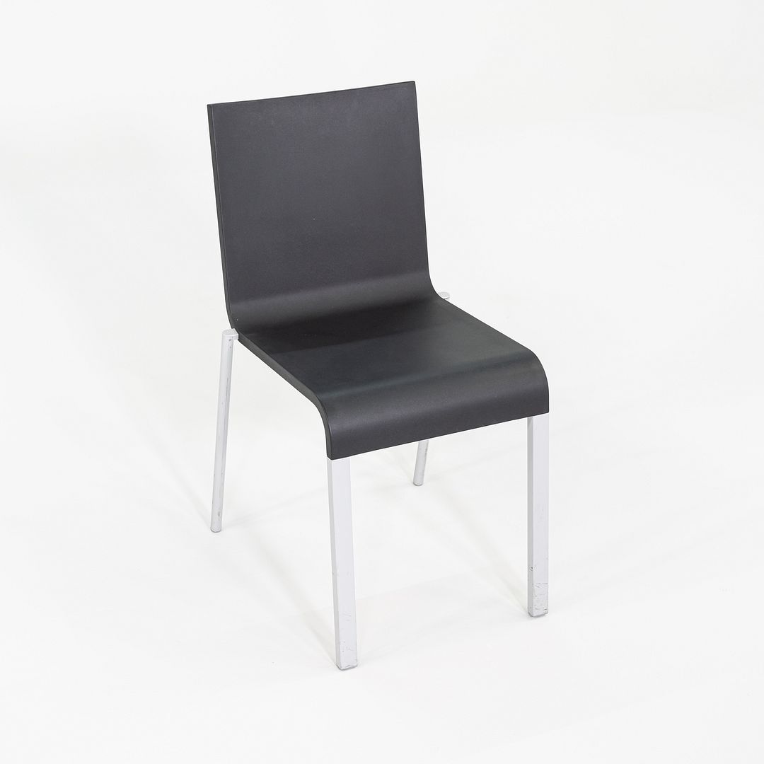 2002 Maarten van Severen for Vitra .03 Stacking Dining Side Chairs in Black 7x Available