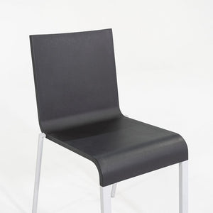 2002 Maarten van Severen for Vitra .03 Stacking Dining Side Chairs in Black 7x Available