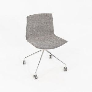 2020 Lievore Altherr Molina for Arper Catifa Armless Desk Chairs in Grey Fabric 4x Available