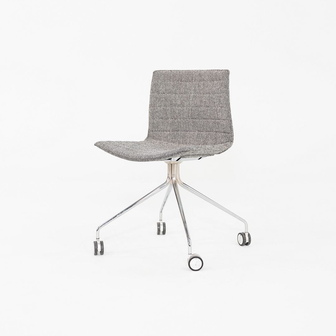 2020 Lievore Altherr Molina for Arper Catifa Armless Desk Chairs in Grey Fabric 4x Available