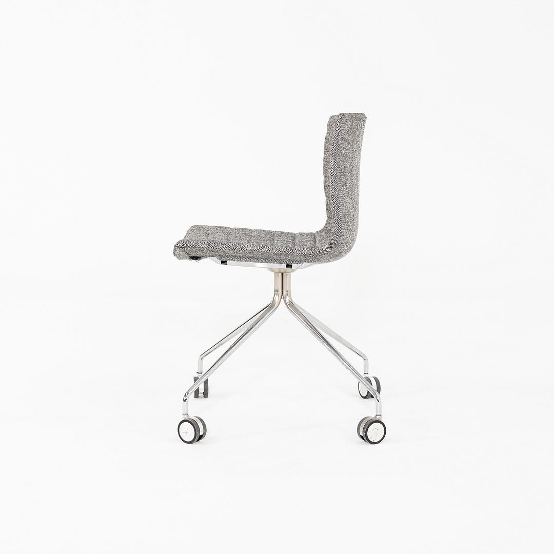 2020 Lievore Altherr Molina for Arper Catifa Armless Desk Chairs in Grey Fabric 4x Available