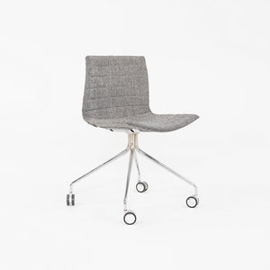 2020 Lievore Altherr Molina for Arper Catifa Armless Desk Chairs in Grey Fabric 4x Available