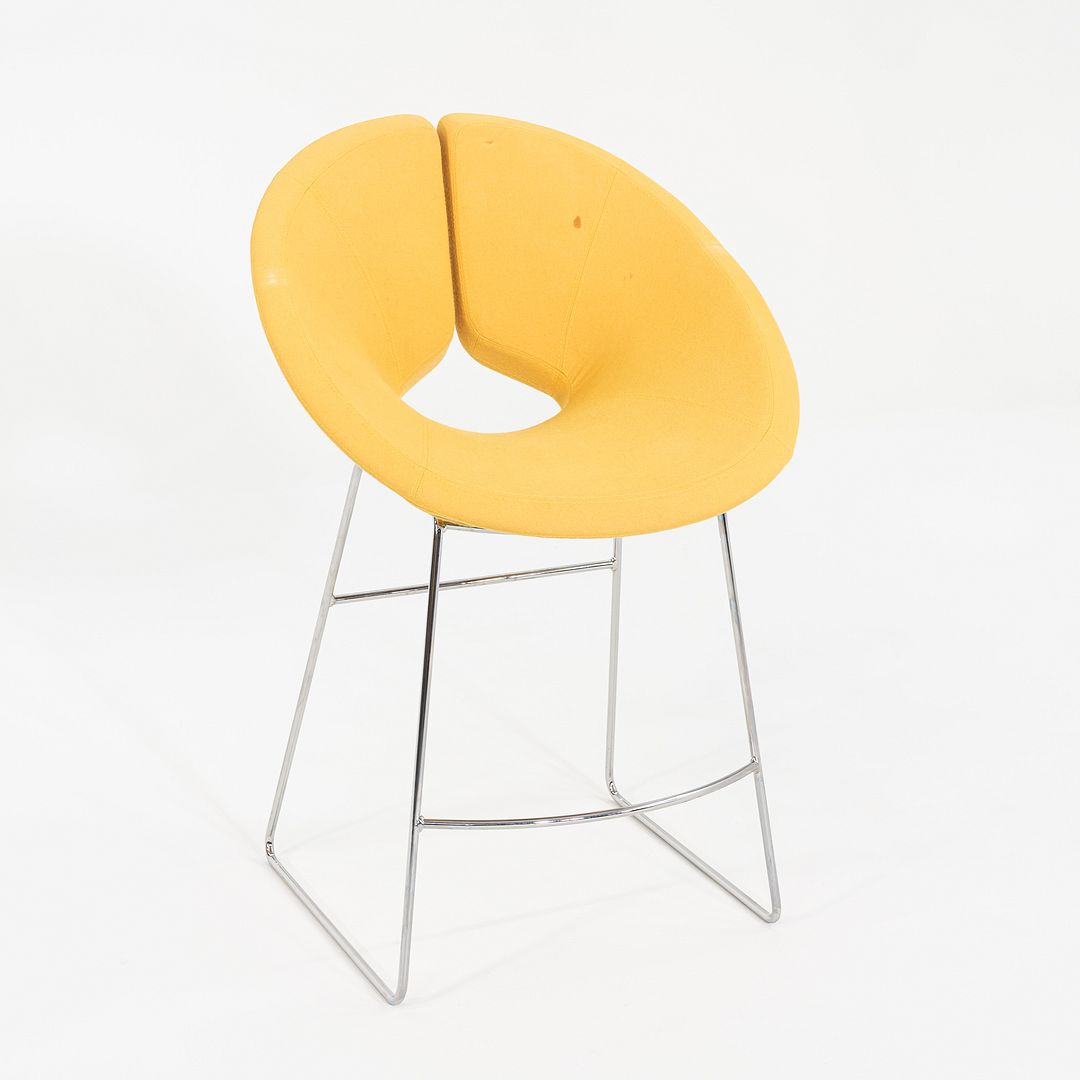 2005 Patrick Norguet for Artifort Apollo Counter Stool in Yellow Fabric 6x Available