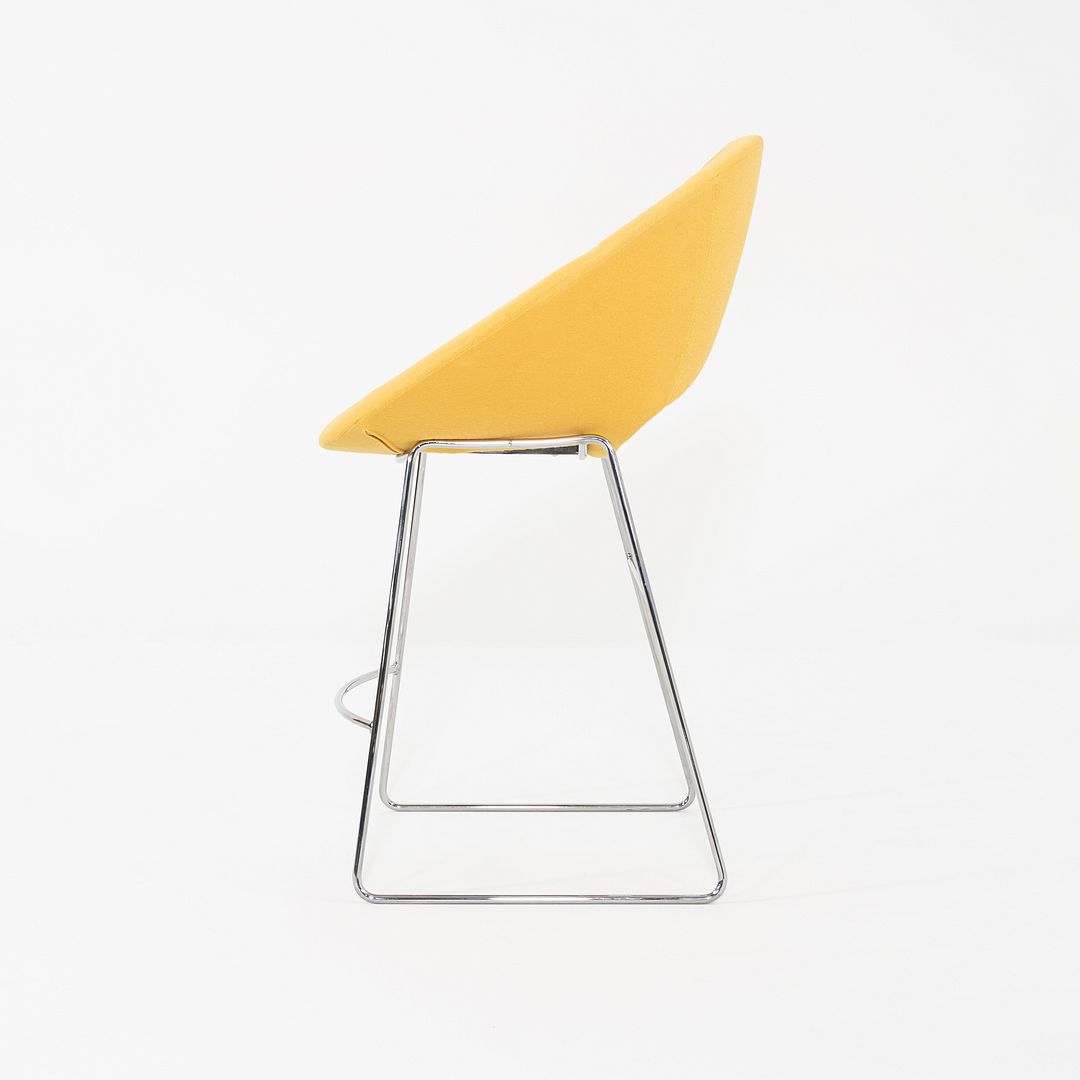 2005 Patrick Norguet for Artifort Apollo Counter Stool in Yellow Fabric 6x Available