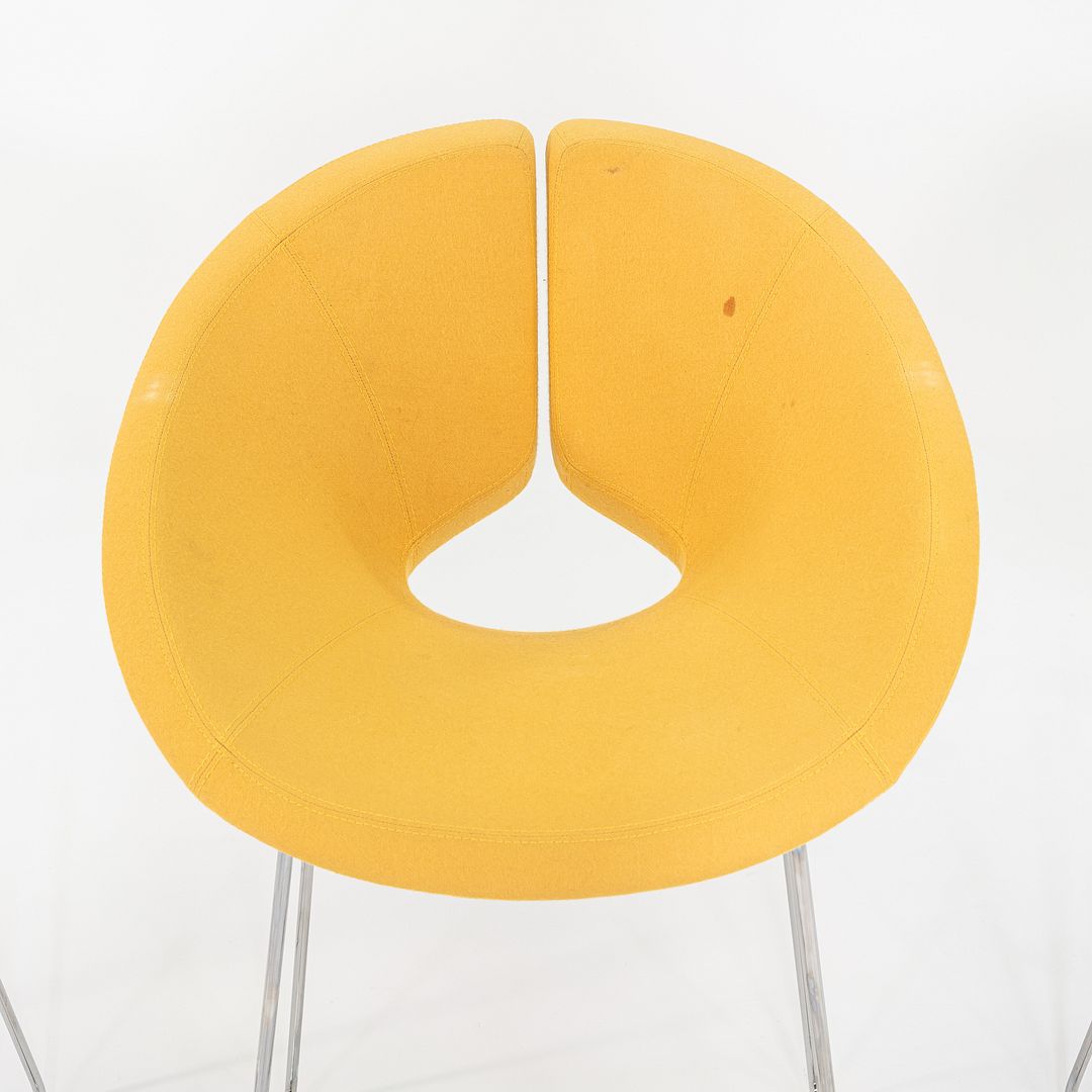 2005 Patrick Norguet for Artifort Apollo Counter Stool in Yellow Fabric 6x Available