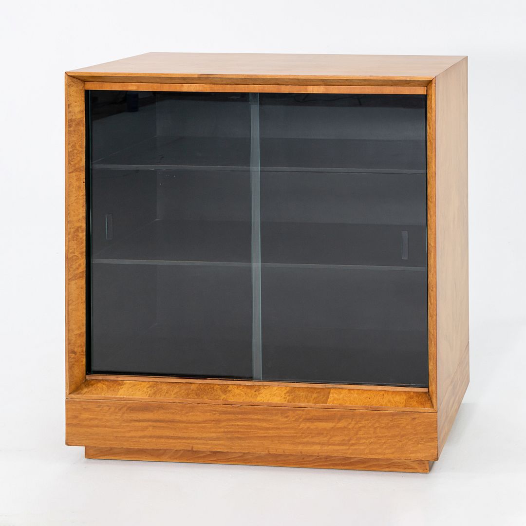 C. 1941 Gilbert Rohde for Herman Miller Paldao Cabinet with Sliding Glass Doors