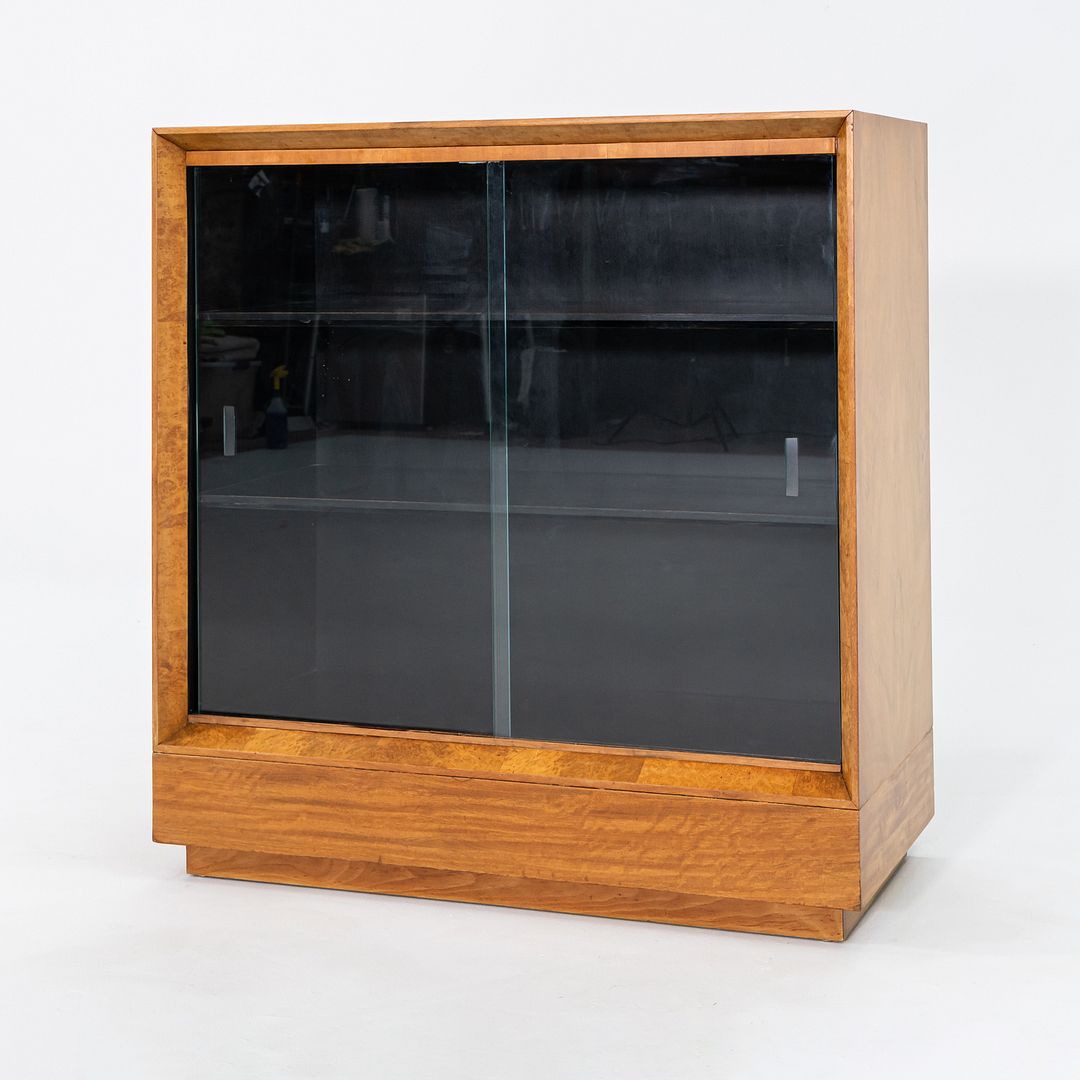 C. 1941 Gilbert Rohde for Herman Miller Paldao Cabinet with Sliding Glass Doors