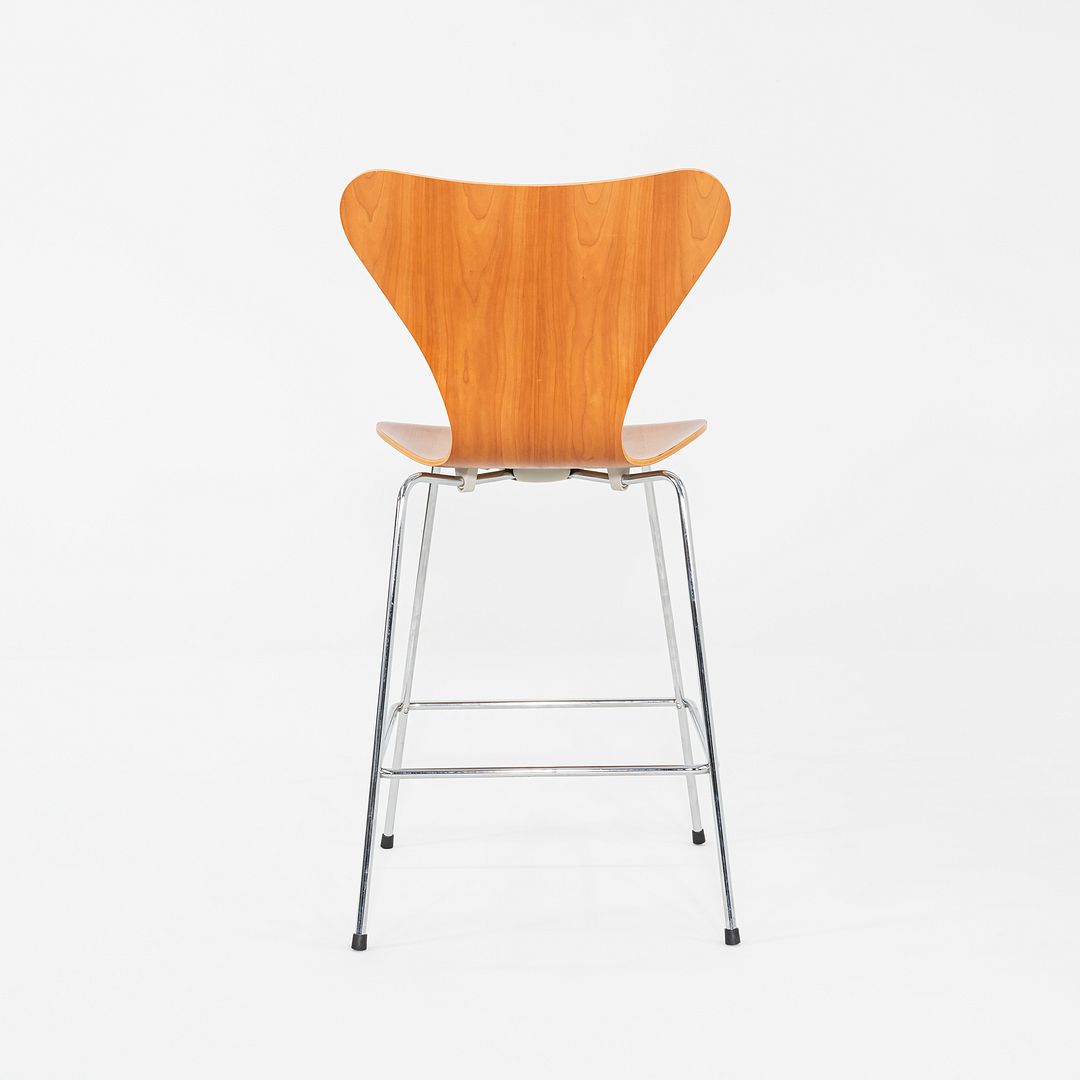 2007 Arne Jacobsen for Fritz Hansen Series 7 Counter Stools in Cherry 5x Available