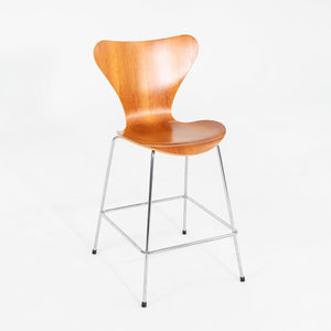 2007 Arne Jacobsen for Fritz Hansen Series 7 Counter Stools in Cherry 5x Available