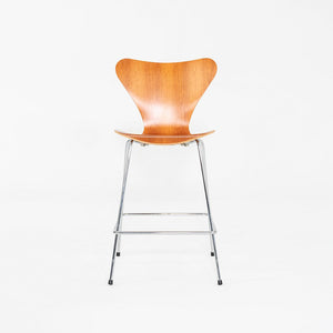 2007 Arne Jacobsen for Fritz Hansen Series 7 Counter Stools in Cherry 5x Available