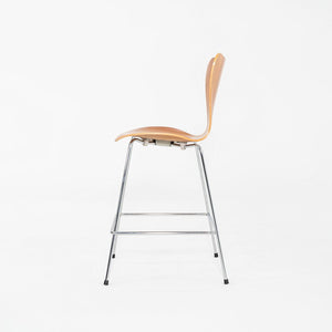 2007 Arne Jacobsen for Fritz Hansen Series 7 Counter Stools in Cherry 5x Available