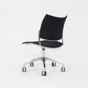 2017 Sigurd Rothe for Casala Cello Desk Chairs in Black Fabric and Chromed Steel 12+ Available