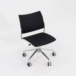 2017 Sigurd Rothe for Casala Cello Desk Chairs in Black Fabric and Chromed Steel 12+ Available