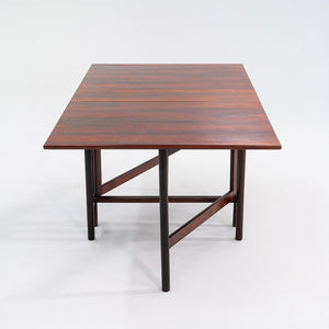 1960s Brode Blindheim for Sykkylven Mobler Rosewood Gateleg Dining Table