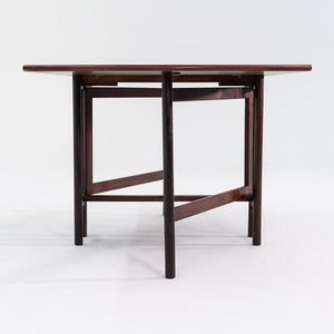 1960s Brode Blindheim for Sykkylven Mobler Rosewood Gateleg Dining Table