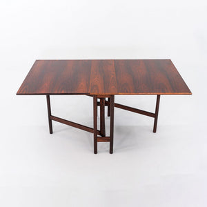 1960s Brode Blindheim for Sykkylven Mobler Rosewood Gateleg Dining Table