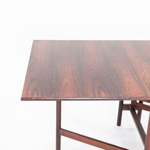 1960s Brode Blindheim for Sykkylven Mobler Rosewood Gateleg Dining Table