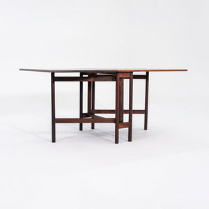 1960s Brode Blindheim for Sykkylven Mobler Rosewood Gateleg Dining Table