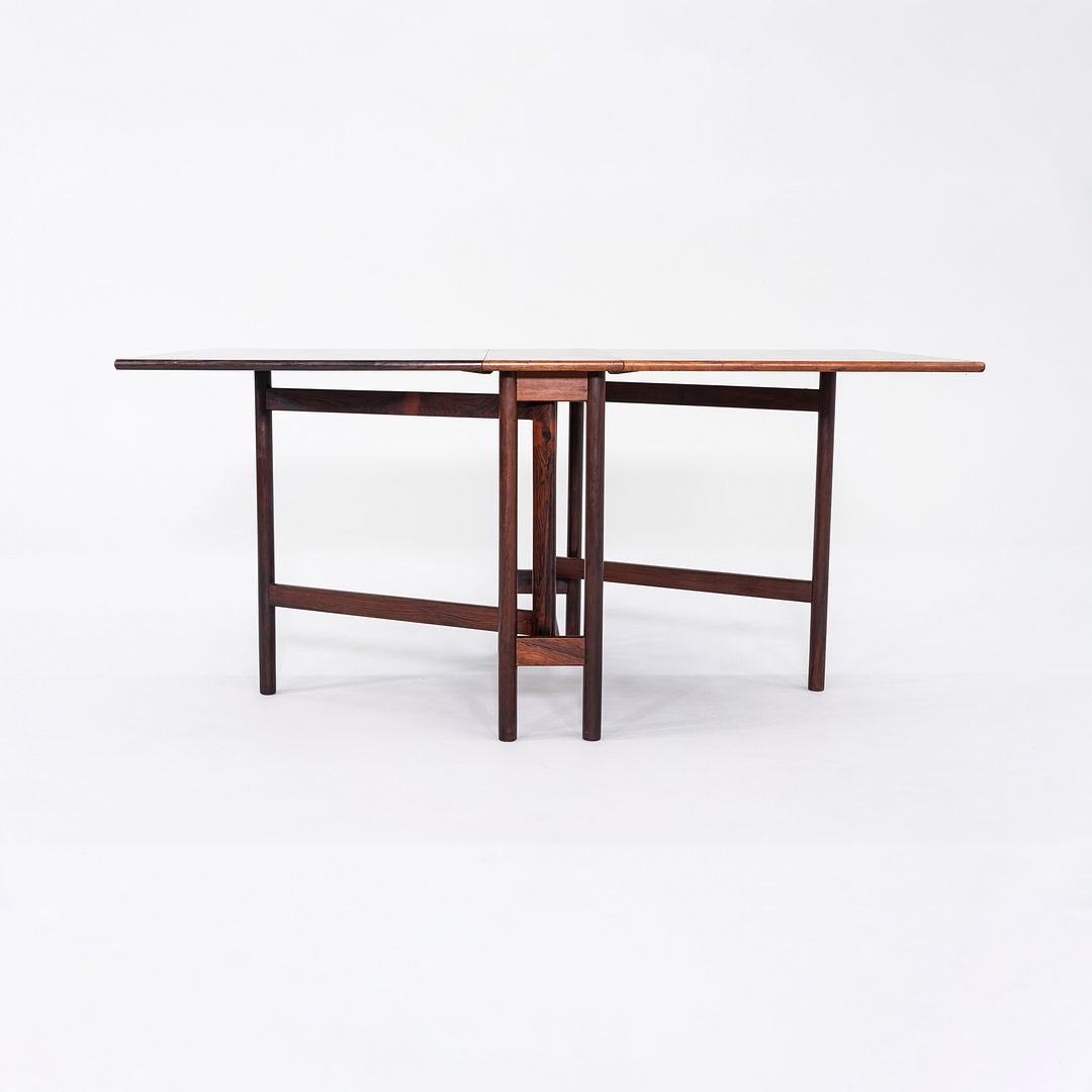 1960s Brode Blindheim for Sykkylven Mobler Rosewood Gateleg Dining Table