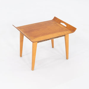 C. 1947 Abel Sorensen for Knoll Stool / Tray / Side Table with Webbing