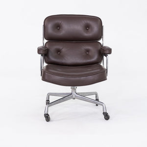 1970s Herman Miller Eames Time Life Chair in Brown Edelman Leather