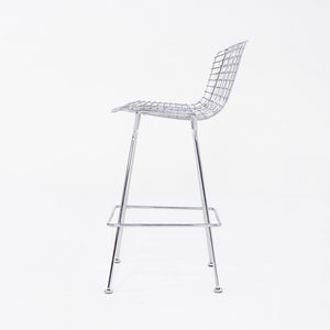 2010s Harry Bertoia for Knoll Bar Stool in Chrome 4x Available