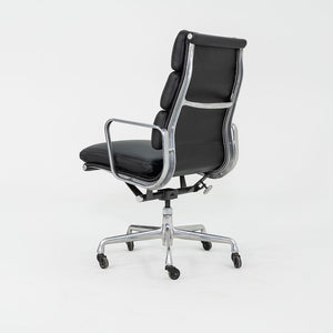 2010s Herman Miller Eames Soft Pad Executive Desk Chair in Black Leather