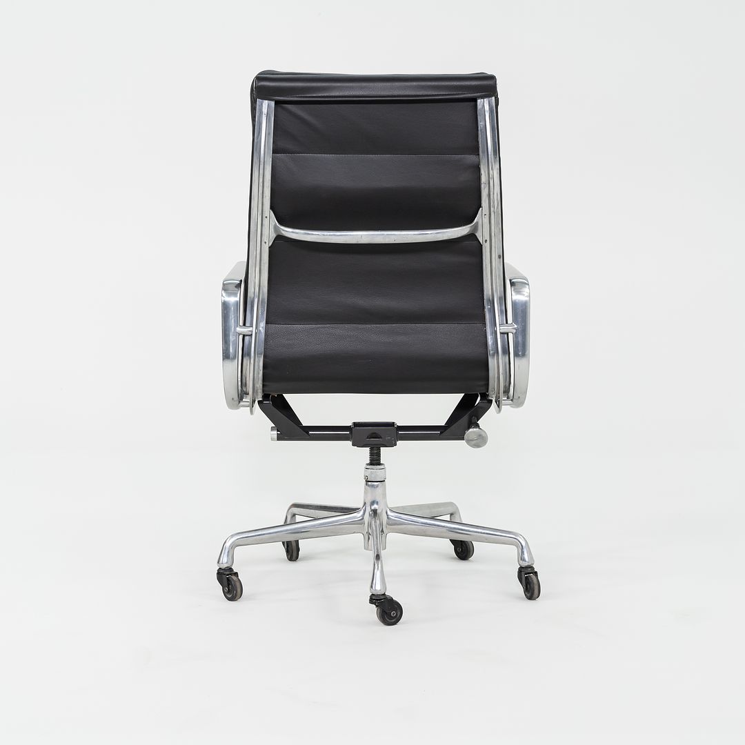 2010s Herman Miller Eames Soft Pad Executive Desk Chair in Black Leather