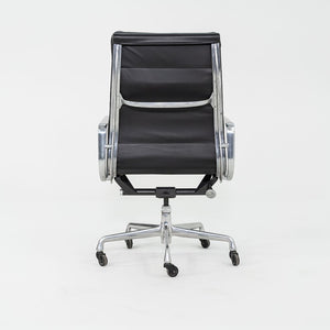 2010s Herman Miller Eames Soft Pad Executive Desk Chair in Black Leather