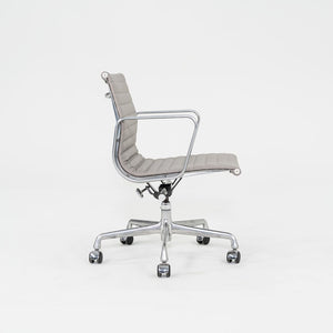 2010s Herman Miller Eames Aluminum Management Desk Chair in Grey Leather 3x Available