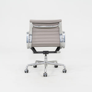 2010s Herman Miller Eames Aluminum Management Desk Chair in Grey Leather 3x Available