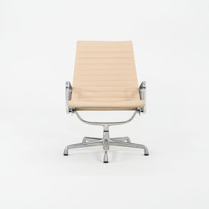 1996 Herman Miller Eames Aluminum Group Lounge Chair in Tan Leather