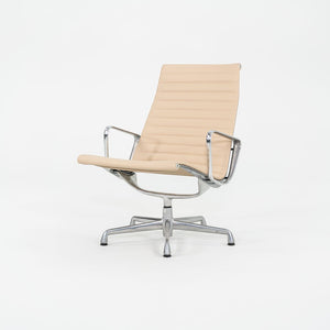 1996 Herman Miller Eames Aluminum Group Lounge Chair in Tan Leather