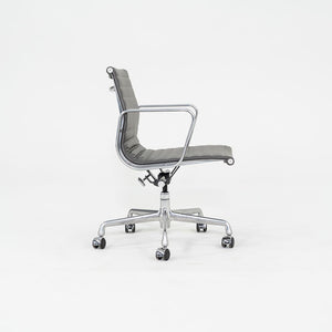 2010s Herman Miller Eames Aluminum Management Desk Chair in Dark Grey 2x Available