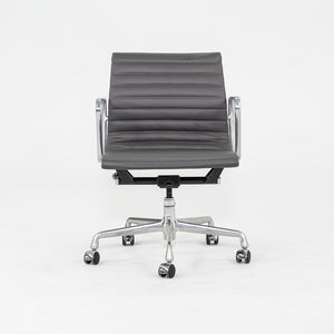 2010s Herman Miller Eames Aluminum Management Desk Chair in Dark Grey 1x Available