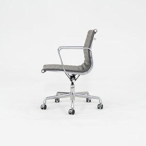 2010s Herman Miller Eames Aluminum Management Desk Chair in Dark Grey 1x Available