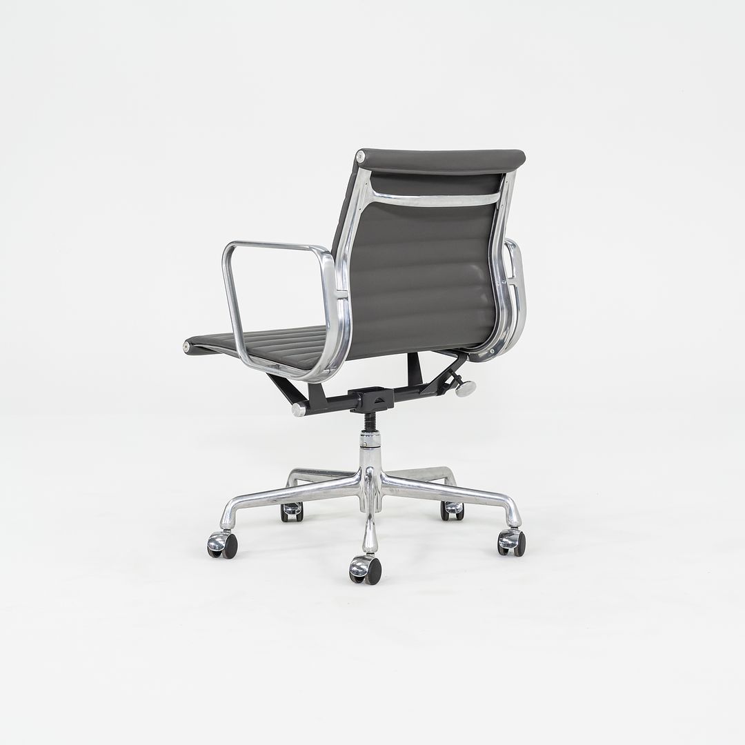 2010s Herman Miller Eames Aluminum Management Desk Chair in Dark Grey 1x Available