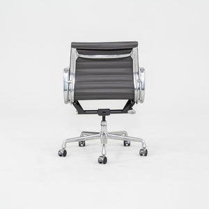 2010s Herman Miller Eames Aluminum Management Desk Chair in Dark Grey 1x Available