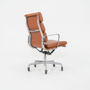 2010s Herman Miller Eames Soft Pad Executive Desk Chair in Cognac Leather, 2x Available