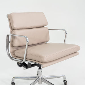 2010s Herman Miller Eames Soft Pad Management Desk Chair in Beige Leather